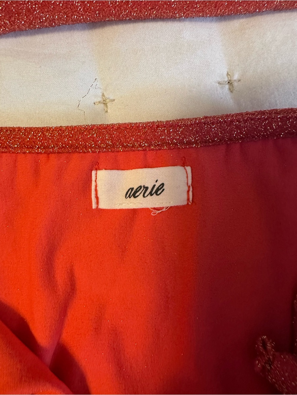 Aerie Sparkle Babewatch One Piece Swimsuit with Coverup - Picture 6 of 7